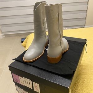 New with tags Chanel leather boots